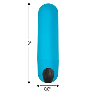 Bang Vibrating Bullet With Remote Control - Blue - MyPleasure