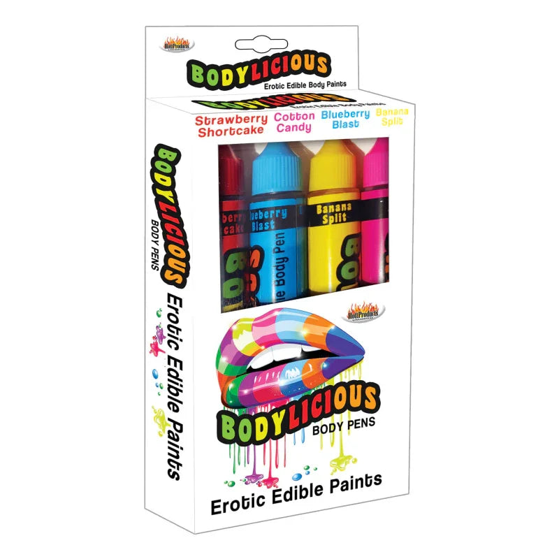 Bodylicious Edible Body Pens - 4pk. - Assorted Flavors - MyPleasure