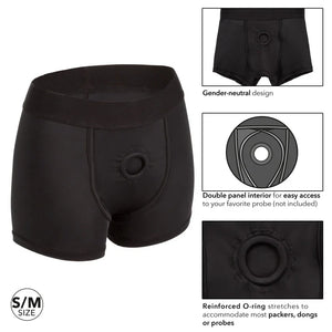 Boundless Boxer Brief - S/m - Black - MyPleasure