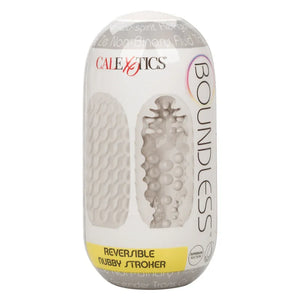 Boundless Reversible Nubby Stroker - Clear - MyPleasure