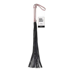 Brat Flogger - Black / Rose Gold