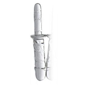Brutus Glass Dildo Thruster - Clear