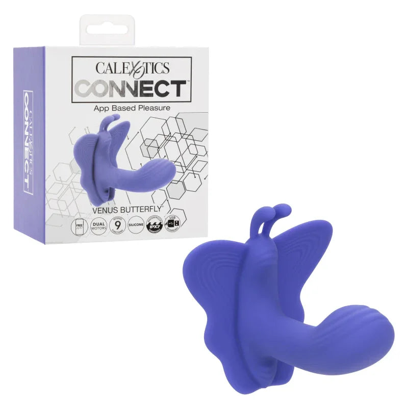 Calexotics Connect Venus Butterfly - Periwinkle - MyPleasure