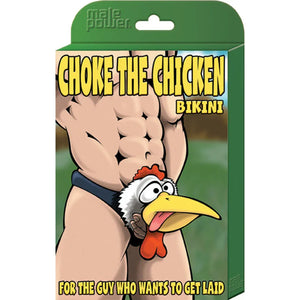 Choke the Chicken Bikini - One Size - Black - MyPleasure