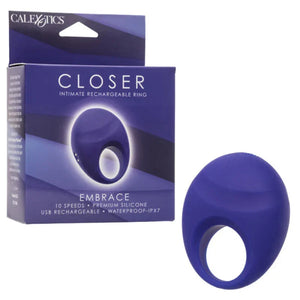 Closer Intimate Rechargeable Ring Embrace - Purple - MyPleasure