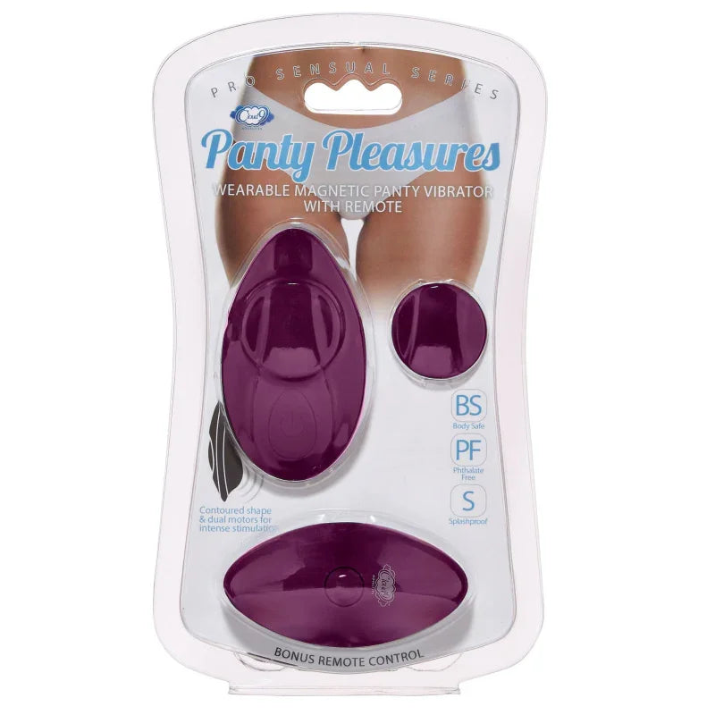 Cloud 9 Panty Pleasures Magnetic Panty Vibe - Plum