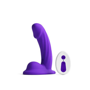 Colours Curve Vibrating 5" Dildo - Purple - MyPleasure