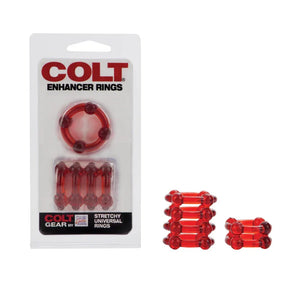 Colt Enhancer Rings - Red - MyPleasure