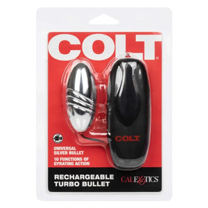 Colt Rechargeable Turbo Bullet - Silver - MyPleasure