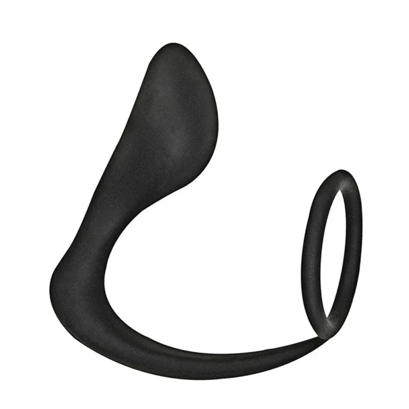 Commander Prostate Pleaser Cockring - Black