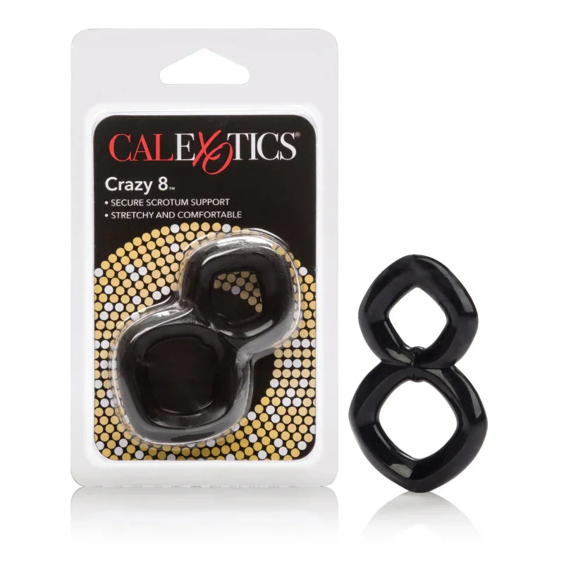 Crazy 8 Ring - Black - MyPleasure