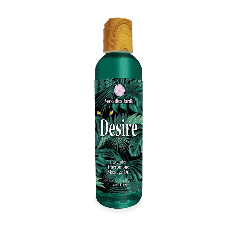 Desire Pheromone Massage Oil 4 Oz - Lavender - MyPleasure