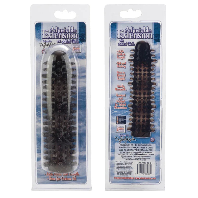 Dr. Joel Kaplan - Adjustable Extension With Added Girth - Smoke - MyPleasure
