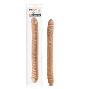 Dr. Skin - 18 Inch Double Dildo - Mocha - MyPleasure