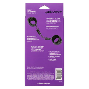 Euphoria Collection Hand Cuffs - Black - MyPleasure