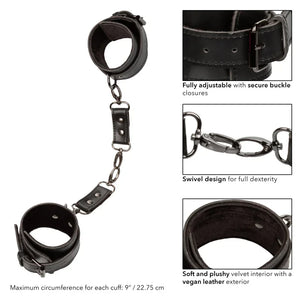 Euphoria Collection Hand Cuffs - Black - MyPleasure