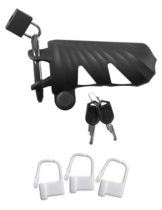 Fantasy C-Ringz Remote-Controlled Vibrating Cock Blocker - Black