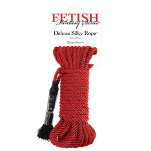 Fetish Fantasy Series Deluxe Silky Rope - Red - MyPleasure