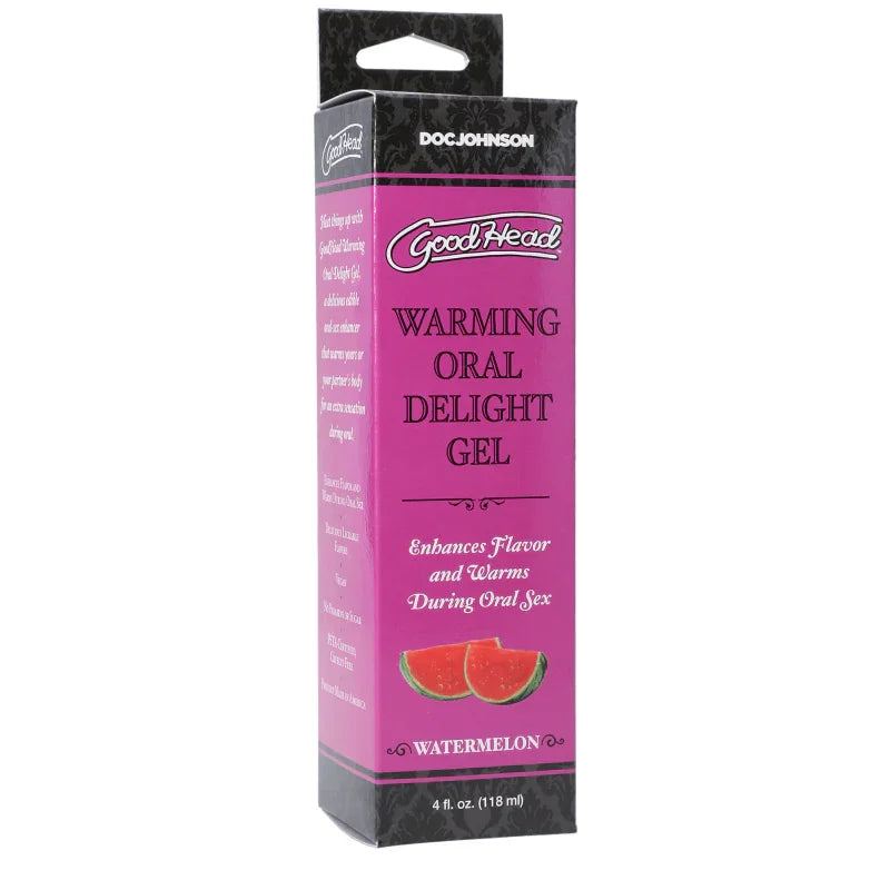 Goodhead - Warming Oral Delight Gel - Watermelon - 4 Fl. Oz.