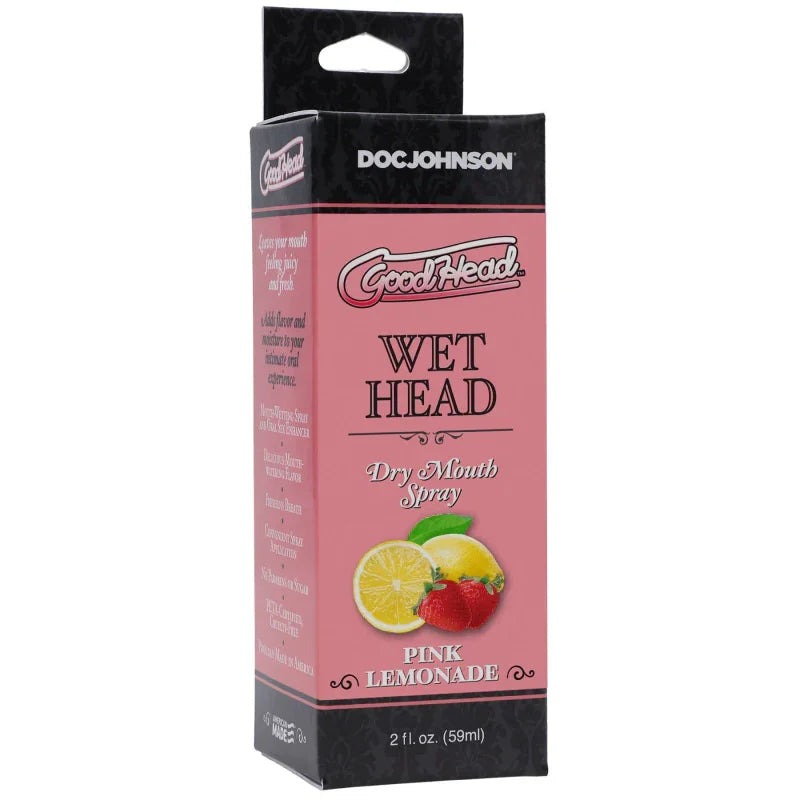 Goodhead - Wet Head - Dry Mouth Spray - Pink Lemonade - 2 Fl. Oz. (59ml)