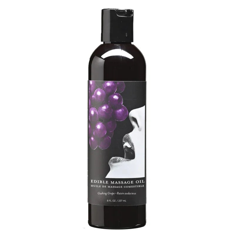 Grape Edible Massage Oil 8 Oz - MyPleasure