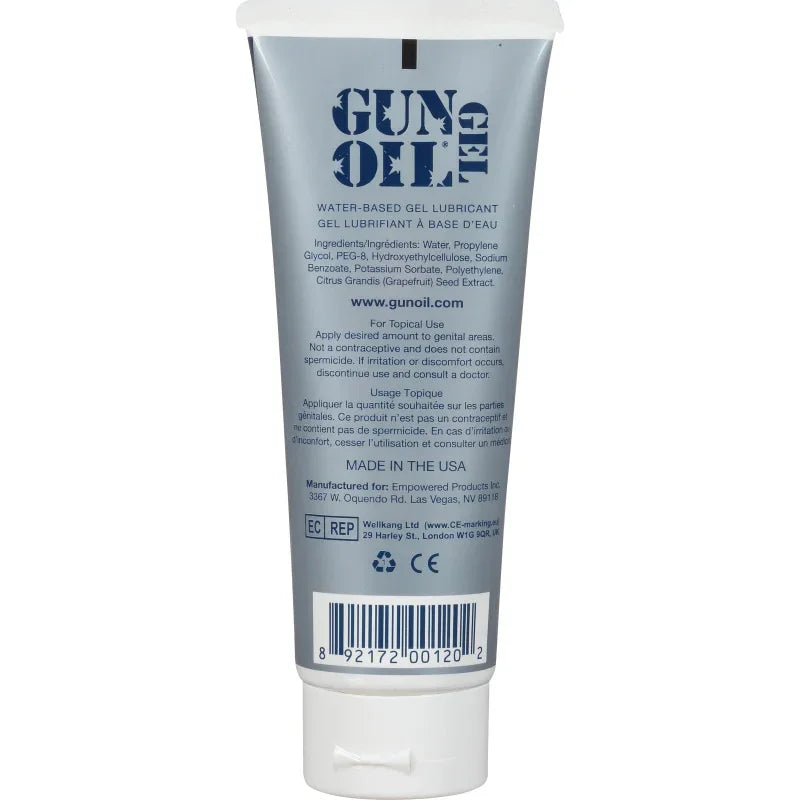 Gun Oil H20 Gel 3.3 Oz. Tube - MyPleasure