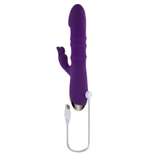 Hop to It - Rabbit Vibrator - Dark Purple - MyPleasure