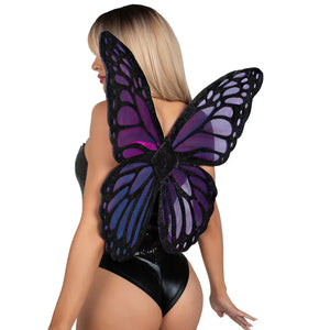 Iridescent Butterfly Wings - One Size - Purple - MyPleasure