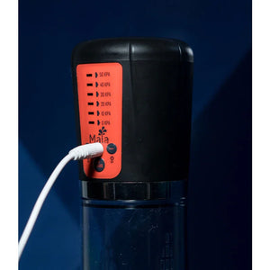 Jackson Rechargeable Penis Vacuum Pump - Orange - MyPleasure