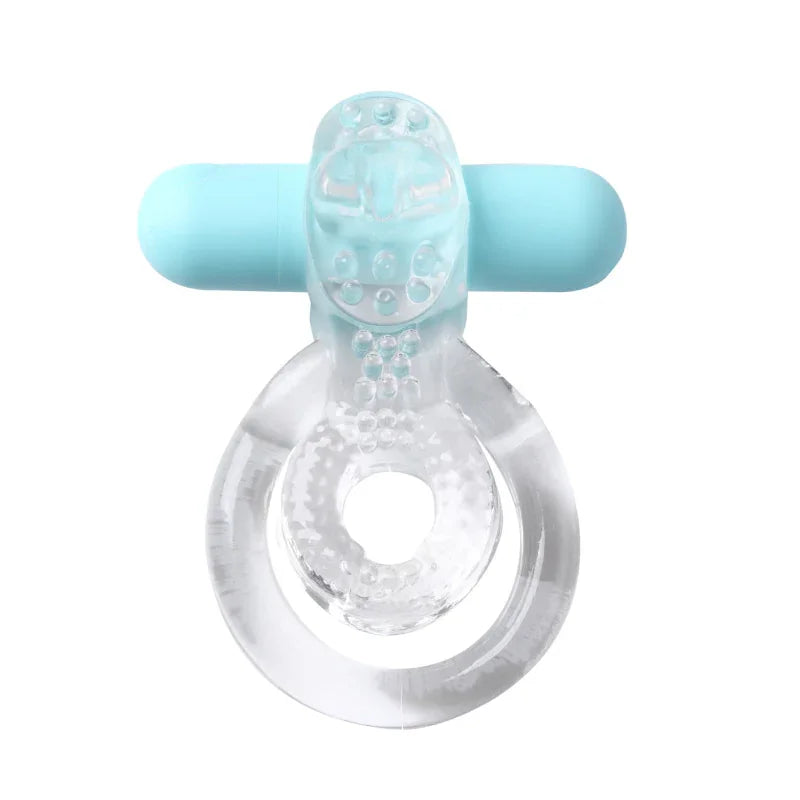 Jayden Vibrating Erection Enhancer Ring - Clear