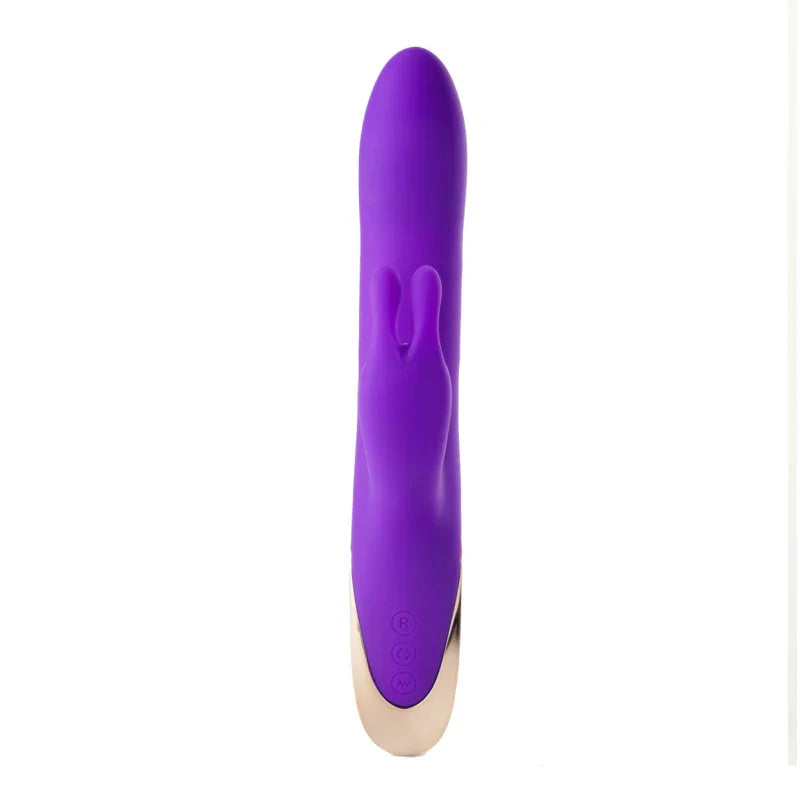 Karlin USB Rechargeable 10-Function Rabbit Vibrator - Purple - MyPleasure