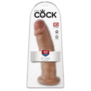 King Cock 10" Cock - Tan
