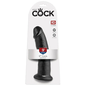 King Cock 9-Inch Cock Black - MyPleasure