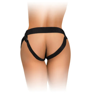 King Cock Elite Beginner's Body Dock Strap-on Harness - Black