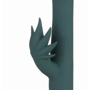 Kusha 420 Series Crystal Gems G-Spot Vibrator - Green