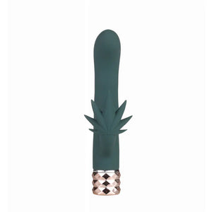 Kusha 420 Series Crystal Gems G-Spot Vibrator - Green