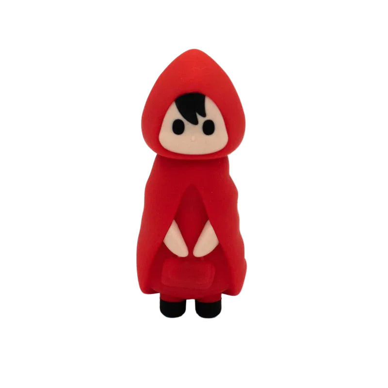 Natalie's Toy Box Little Red Bullet Vibrator, Rechargeable Waterproof Massager for Clitoral, Vaginal or Nipple Stimulation, 16 Functions, ABS Silicone Adult Sex Toy