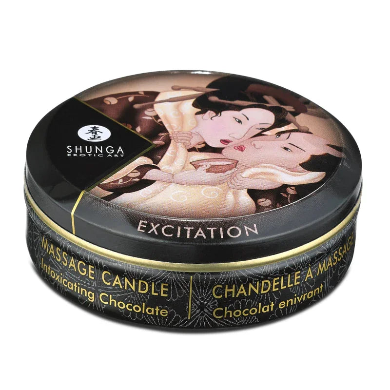 Mini Massage Candle - Excitation - Intoxicating Chocolate - 1 Fl. Oz. - MyPleasure