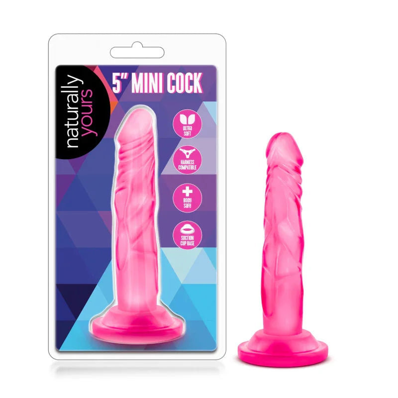 Naturally Yours - 5 Inch Mini Cock - Pink - MyPleasure