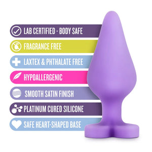 Naughtier Candy Hearts - Fuck Me - Purple - MyPleasure