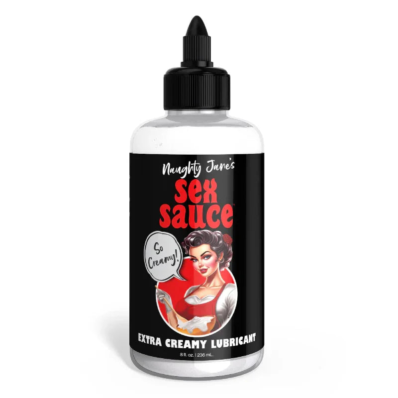 Naughty Jane's Sex Sauce Extra Creamy Lubricant 8 Oz - MyPleasure