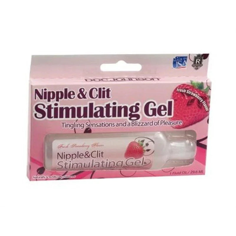 Nipple and Clit Stimulating Gel 1 Oz - Strawberry - MyPleasure