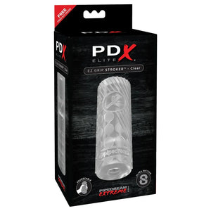Pdx Elite Ez Grip Stroker Clear - MyPleasure