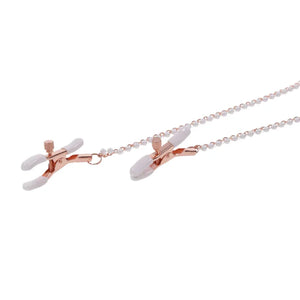 Peaches N Creame Collar With Nipple Clamps - Pink