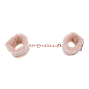 Peaches N Creame Fur Handcuffs - Pink