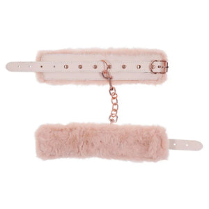 Peaches N Creame Fur Handcuffs - Pink