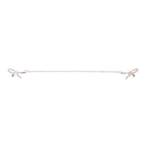 Peaches N Creame Pearl Nipple Clamps - Pink - MyPleasure