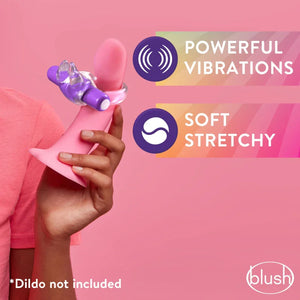 Play With Me Bull Vibrating C-Ring - Purple
