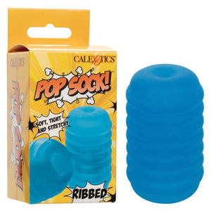Pop Sock Ribbed - Blue - MyPleasure