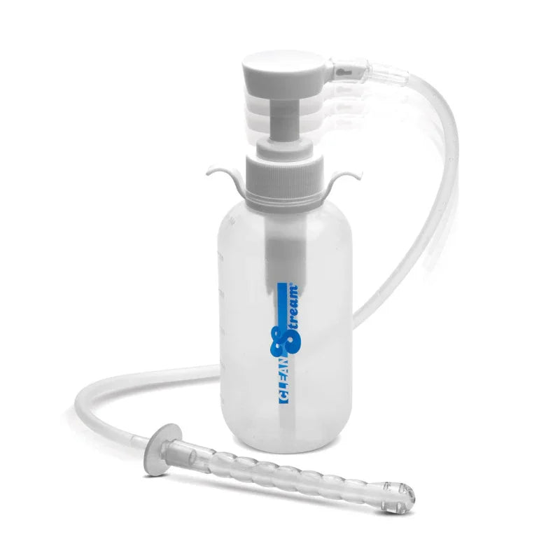Pump Action Enema Bottle With Nozzle - MyPleasure